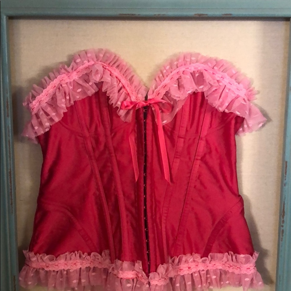 Victoria’s Secret Pink Ruffle Corset M